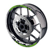 Fit Kawasaki ZX6R Ninja ZX636 Logo Moto GP Stripe 17 inch Wheel Rim Sticker - MC Motoparts