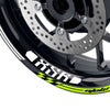 Fit Yamaha XSR 700 900 Logo GP 17 inch Rim Wheel Stickers Racing Check