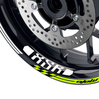 Fit Yamaha XSR 700 900 Logo GP 17 inch Rim Wheel Stickers Racing Check