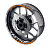 Fit Yamaha MT-10 Logo Moto GP Stripe 17 inch Wheel Rim Sticker - MC Motoparts