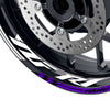 Fit Yamaha YZF R1 Logo GP 17'' Rim Wheel Stickers Racing Check