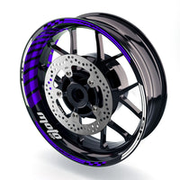 Fit Ducati Hypermotard 950 Logo Moto GP Stripe 17 inch Wheel Rim Sticker - MC Motoparts