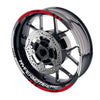 Fit Ducati Hypermotard 950 Logo Moto GP Stripe 17 inch Wheel Rim Sticker - MC Motoparts
