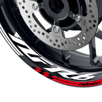 Fit Yamaha YZF R6 Logo GP 17 inch Rim Wheel Stickers Racing Check