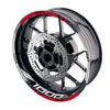 Fit Kawasaki Z1000 Logo Moto GP Stripe 17 inch Wheel Rim Sticker - MC Motoparts