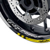 Fit Suzuki GSX1300R Hayabusa Logo GP 17 inch Rim Wheel Stickers Racing Check