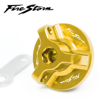 Fits Honda VTR 1000 F Firestorm 1998-2005 Logo Engraved Oil Filler Cap - MC Motoparts