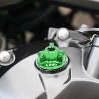 Fits Kawasaki Ninja 650R 650 400 ER-6F NINJA Logo Engraved Oil Filler Cap - MC Motoparts