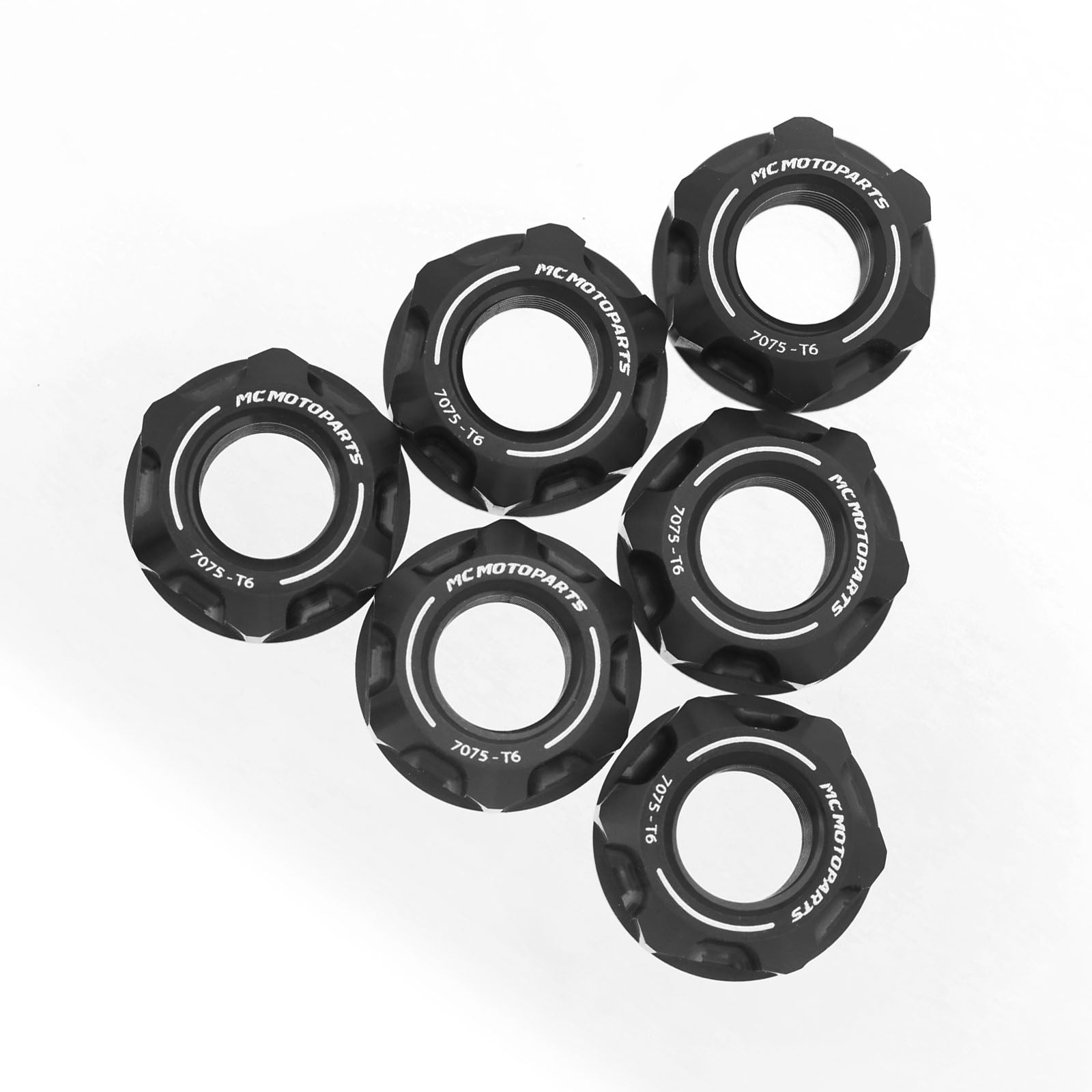 Fit Honda CB1000R CB350R CBR250R SPOKE6 Billet M10 Rear Sprocket Nuts - MC Motoparts