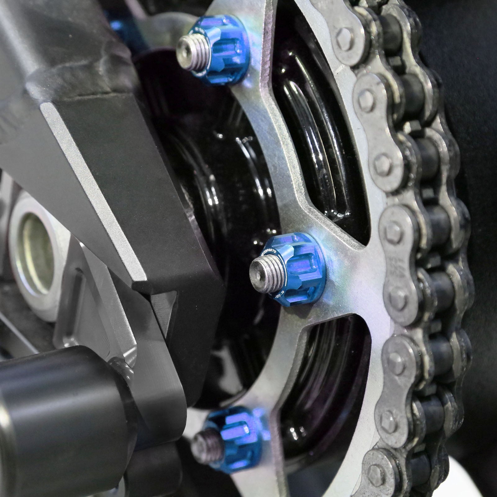 Fit Suzuki V-Strom 1000 Hayabusa Katana SPOKE6 Billet M10 Rear Sprocket Nuts - MC Motoparts