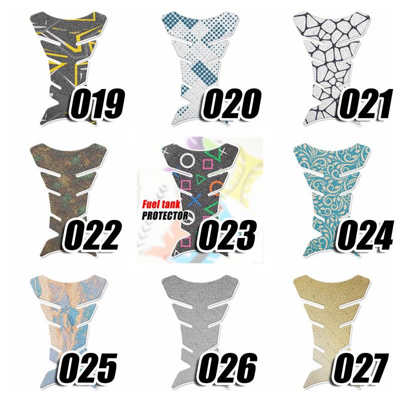 Tank Pad Protector Motorcycle Gas Tank Sticker Anti Slip Pattern Fish Bone MC Motoparts x StickerBao