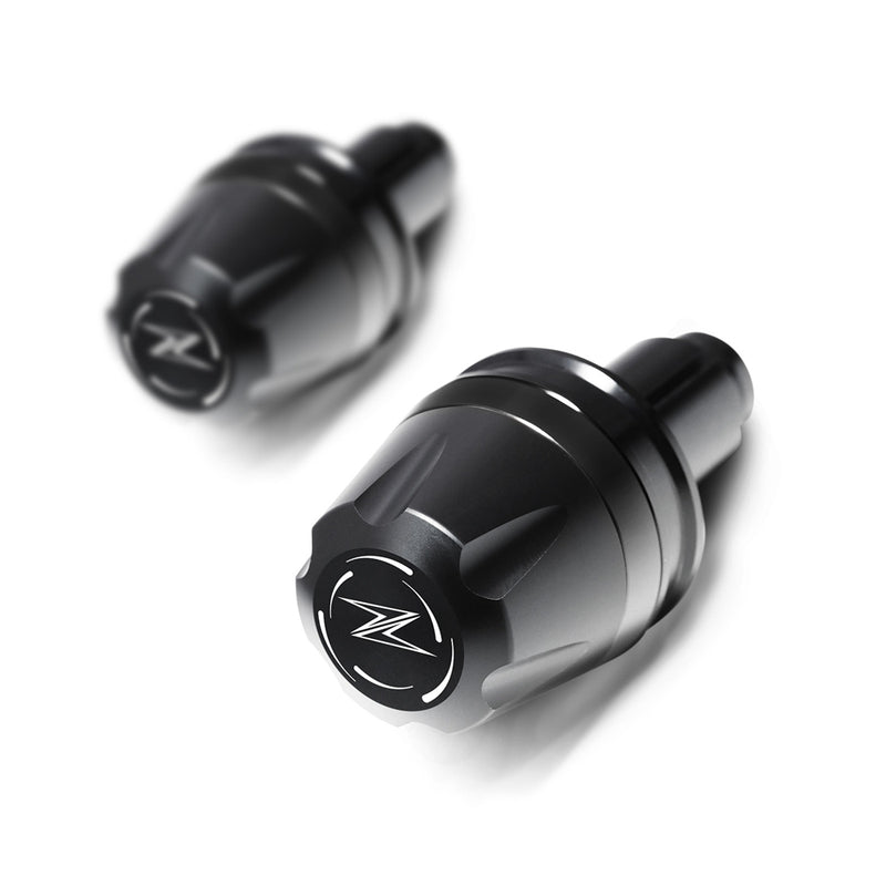 Fit Kawasaki Z125 Pro 2016-2019 Engraved V-Ranger Bar Ends - MC Motoparts