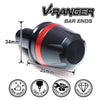 Fit Suzuki GSX-R 750 1100 600 Engraved V-Ranger Bar Ends - MC Motoparts