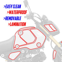 Fairing Graphics Wrap Vinyl Decal Stickers For Honda GROM MSX125 2021-2023 - MC Motoparts