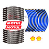 Fit Suzuki GSXR 17'' Rim Reflective Decal Sticker Tapes - MC Motoparts