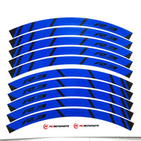 Fit Yamaha YZF R3 Logo Strips Wheel Rim Edge Sticker - MC Motoparts