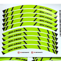 Fit Kawasaki Ninja ZX-14R Logo Strips Wheel Rim Edge Sticker - MC Motoparts