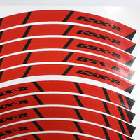 Fit Suzuki GSXR Logo Strips Wheel Rim Edge Sticker - MC Motoparts