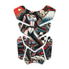 Gas Tank Sticker Motorcycle Tank Pad Protector Anti Slip Shield Vintage Wave - MC Motoparts