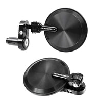 Fit Kawasaki Reborn CNC Bar End Mirrors Round Folding Set - MC Motoparts