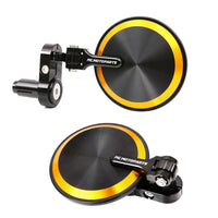 Fit Suzuki Reborn CNC Bar End Mirrors Round Folding Set - MC Motoparts