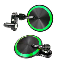 Fit Suzuki Reborn CNC Bar End Mirrors Round Folding Set - MC Motoparts