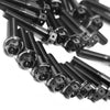 Black Suzuki GSF 1250S Bandit 2007-2014 CNC Crankcase Cover Bolt Kit