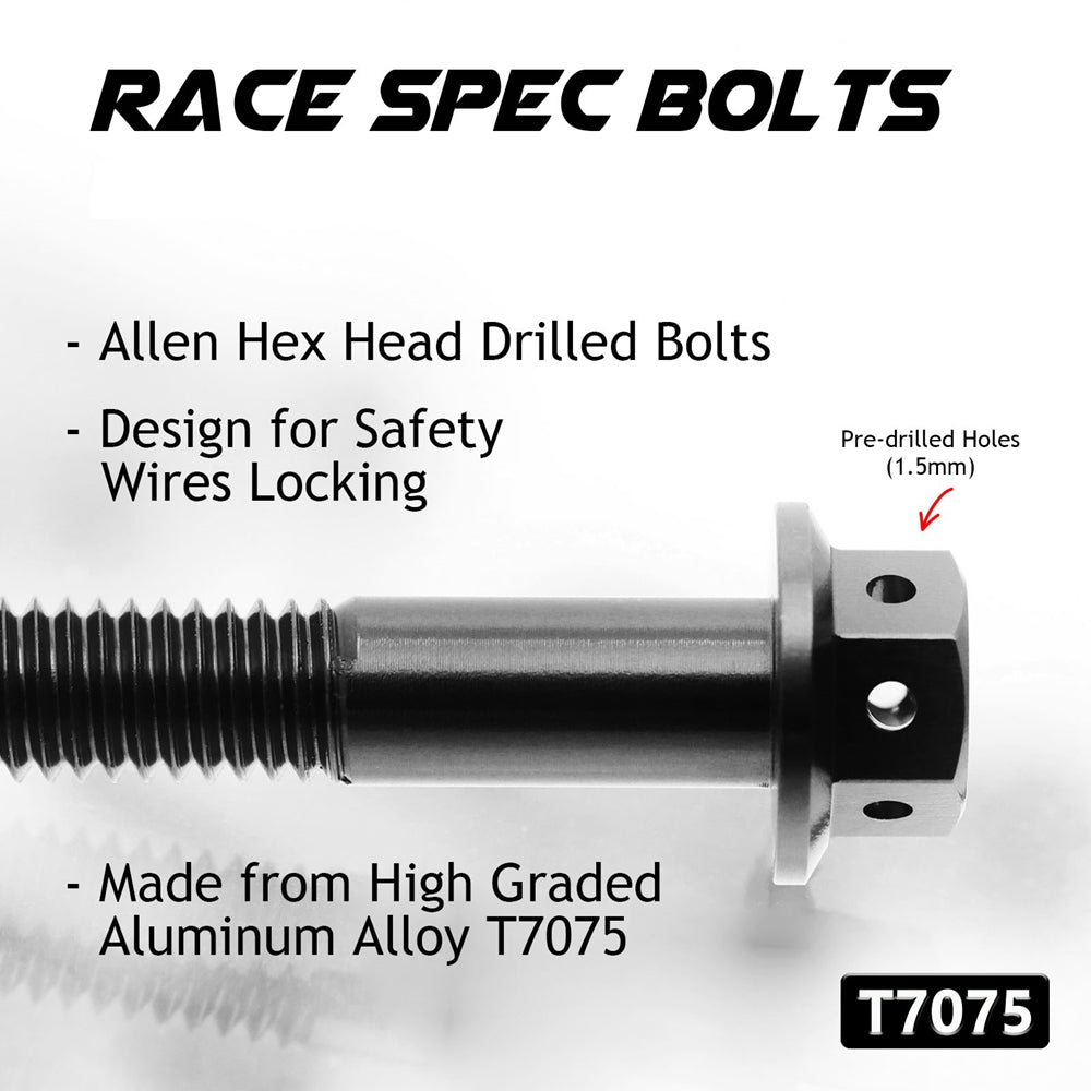 Details of Kawasaki KX125 2003-2005 CNC Crankcase Cover Bolt Kit