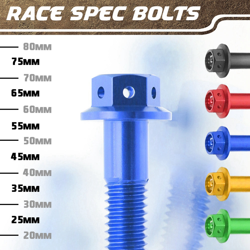 All color of Suzuki GSF 650 Bandit 2005-2006 CNC Crankcase Cover Bolt Kit