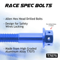 Details of Suzuki GSF 650 Bandit 2007-2008 CNC Crankcase Cover Bolt Kit