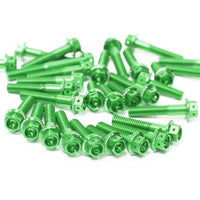 Green Suzuki SV650 1999-2002 CNC Crankcase Cover Bolt Kit