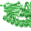 Green Honda GROM125 2014-2020 CNC Crankcase Cover Bolt Kit