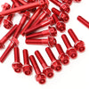 Red Kawasaki Ninja 650 2009-2011 CNC Crankcase Cover Bolt Kit