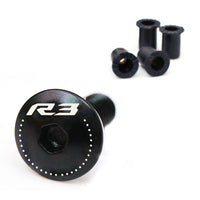 Fit Yamaha YZF R3 2014-2020 Engraved Logo Windshield Bolts - MC Motoparts