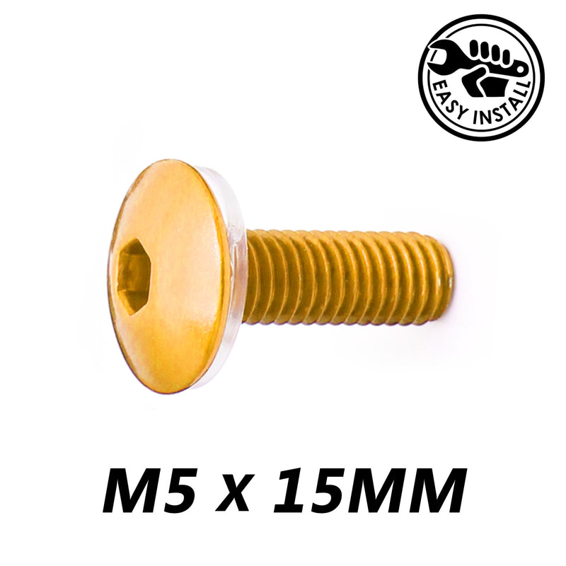 Fit Suzuki GSX-R Engraved Logo Windshield Bolts - MC Motoparts