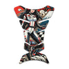 Gas Tank Sticker Motorcycle Tank Pad Protector Anti Slip Fish Bone Vintage Wave - MC Motoparts
