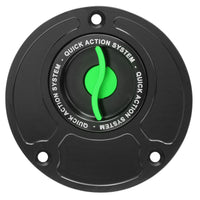 Green Kawasaki ZX6R ZX10R ZX14R Quick Lock Fuel Cap - MC Motoparts