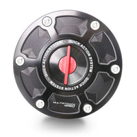 Red Ducati multistrada 1260 Logo Engraved Keyless Fuel Cap - MC Motoparts