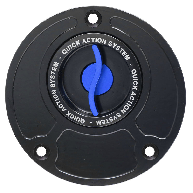 Blue Suzuki SV650 SV1000 DL1000 Quick Lock Fuel Cap - MC Motoparts