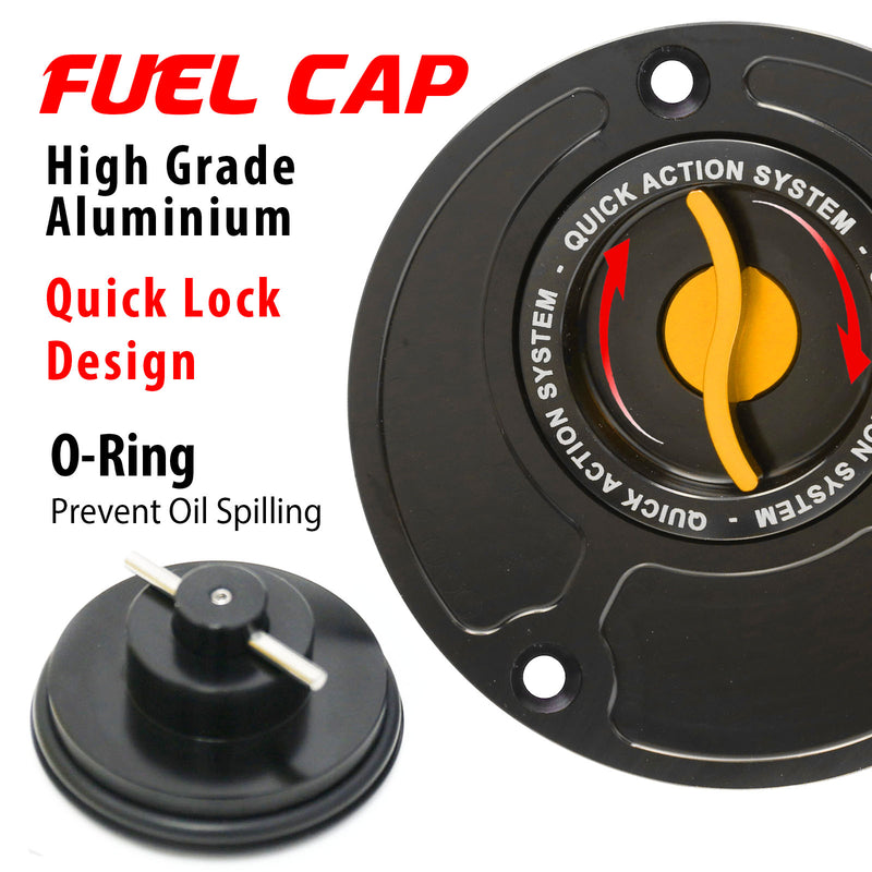 Deatil of Suzuki SV650 SV1000 DL1000 Quick Lock Fuel Cap - MC Motoparts