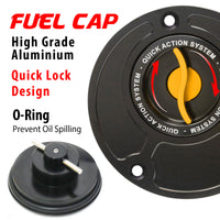 Detail of Ducati 848 1098 SuperSport ST3 ST4 Monster Quick Lock Fuel Cap