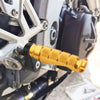 Fit Suzuki DL1000 DL650 GW250 RFIGHT 25mm Extension Front Gold Foot Pegs - MC Motoparts