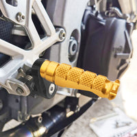 Fit Suzuki DL1000 DL650 GW250 RFIGHT 25mm Extension Front Gold Foot Pegs - MC Motoparts