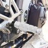 Fit Buell 1125R S1 S3 X1 XV12R RFIGHT 25mm Multi-step Front Silver Foot Pegs - MC Motoparts
