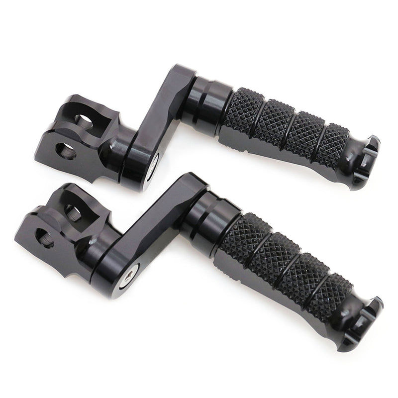 Fit Triumph Daytona 675 Thruxton R RFIGHT 40mm Multi-step Front Black Foot Pegs - MC Motoparts