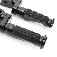Fit Triumph Scrambler Speed Triple Sprint GT RFIGHT 40mm Extension Front Black Foot Pegs - MC Motoparts