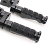 Fits Suzuki GSX-R 1000 600 750 R-FIGHT 40mm Adjustable Front Black Foot Pegs - MC Motoparts