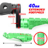 Fit Suzuki GSX-R 1000 600 750 RFIGHT 40mm Extension Front Foot Pegs - MC Motoparts
