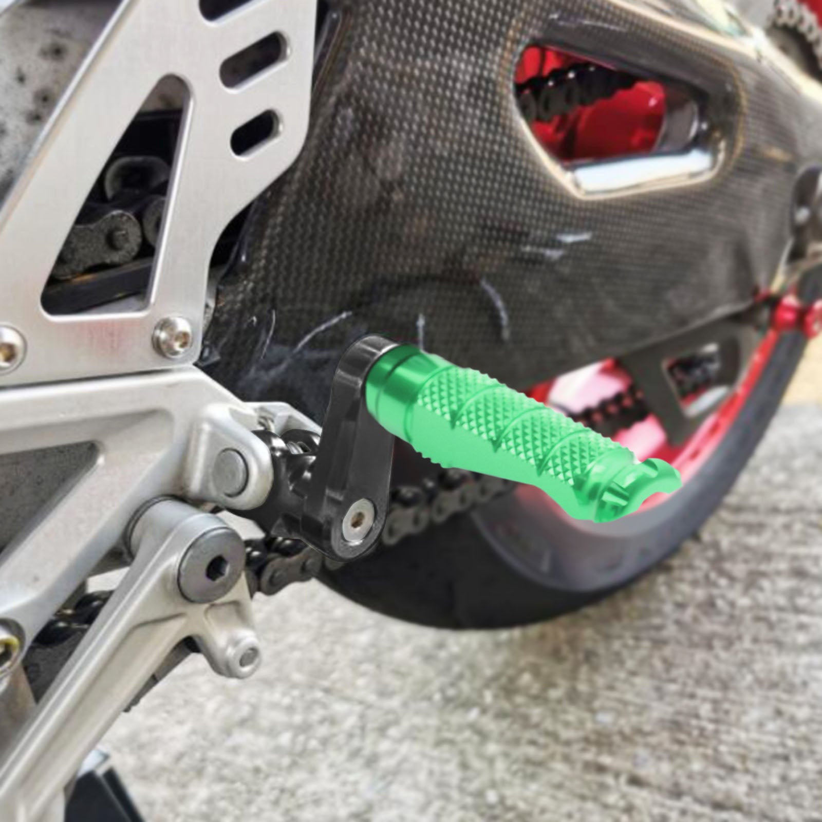 Fit Kawasaki GTR1400 Versys 1000 650 RFIGHT 40mm Extension Front Foot Pegs - MC Motoparts