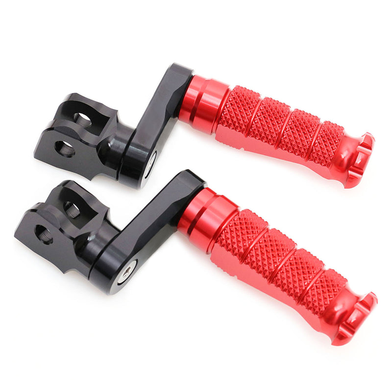 Fit Ducati 749 996 1098 1198 Diavel RFIGHT 40mm Lowering Front Red Foot Pegs - MC Motoparts